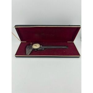 Vintage Mitutoyo Dial Calipers Rose Wagoner Code 505-495 Vintage Precision Tool‎